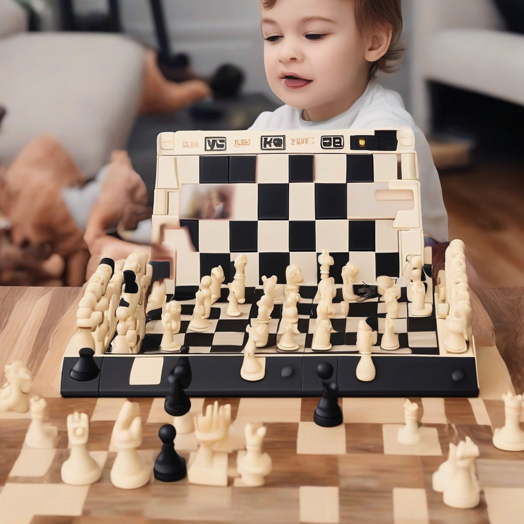 kids battle chess educational toy, animal flip chess for concentration training, best interactive parent child board games 2026, fun educational toys for kids observation skills, strategy battle chess toys for toddlers
