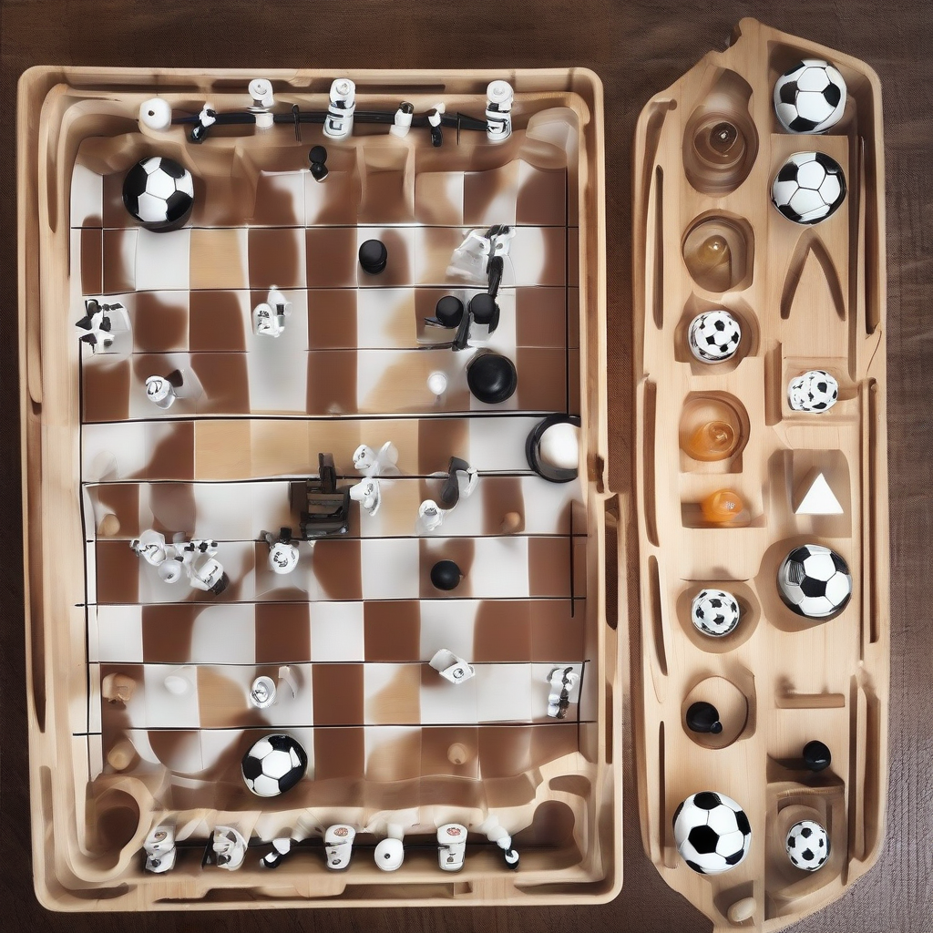 best family party board games 2026, portable tabletop soccer game for kids, montessori wooden mini chess board games, interactive desktop sports toys for boys, educational wooden jigsaw battle games