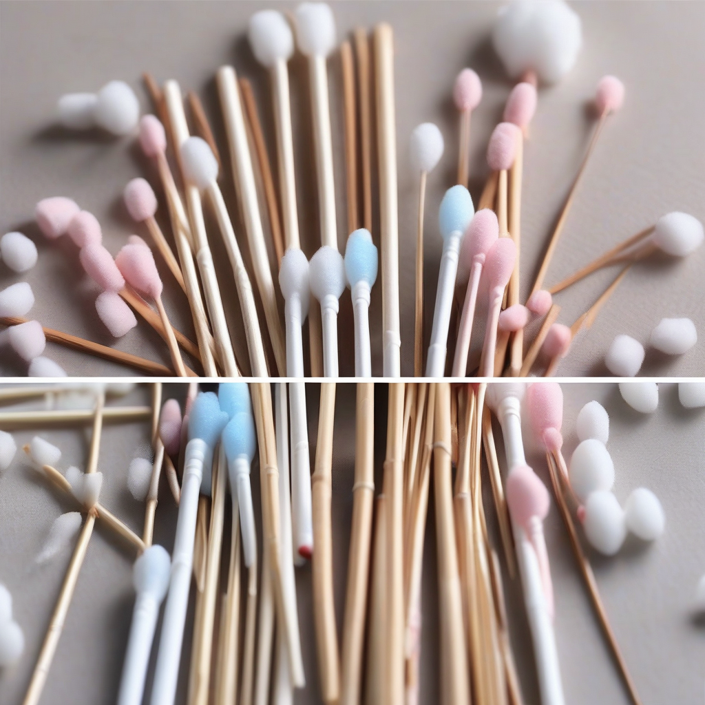 best wooden stick cotton swabs 2026, bulk double head makeup cotton buds, eco-friendly wooden cotton swabs for ears, precision makeup removal cotton buds, large pack wooden ear cleaning swabs