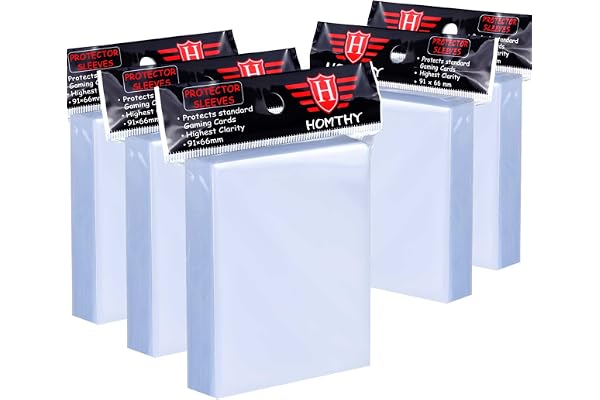 best soft penny card sleeves 2026, clear plastic trading card protectors, 500 count baseball card sleeves bulk, sport card protective sleeves reviews, affordable penny sleeves for trading cards