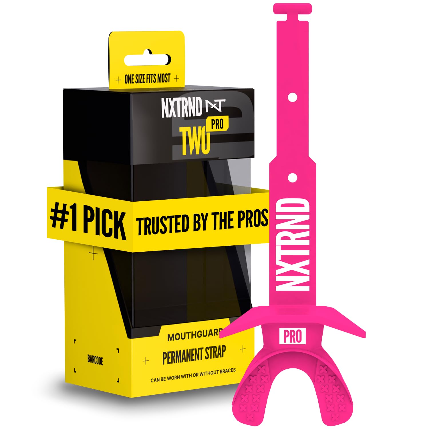 Nxtrnd Two Pro football mouth guard review 2026, best youth and adult football mouth guard with strap, pink Nxtrnd Two Pro mouth guard features, comfortable lip guard for football players, Nxtrnd football mouthguard for braces and lips