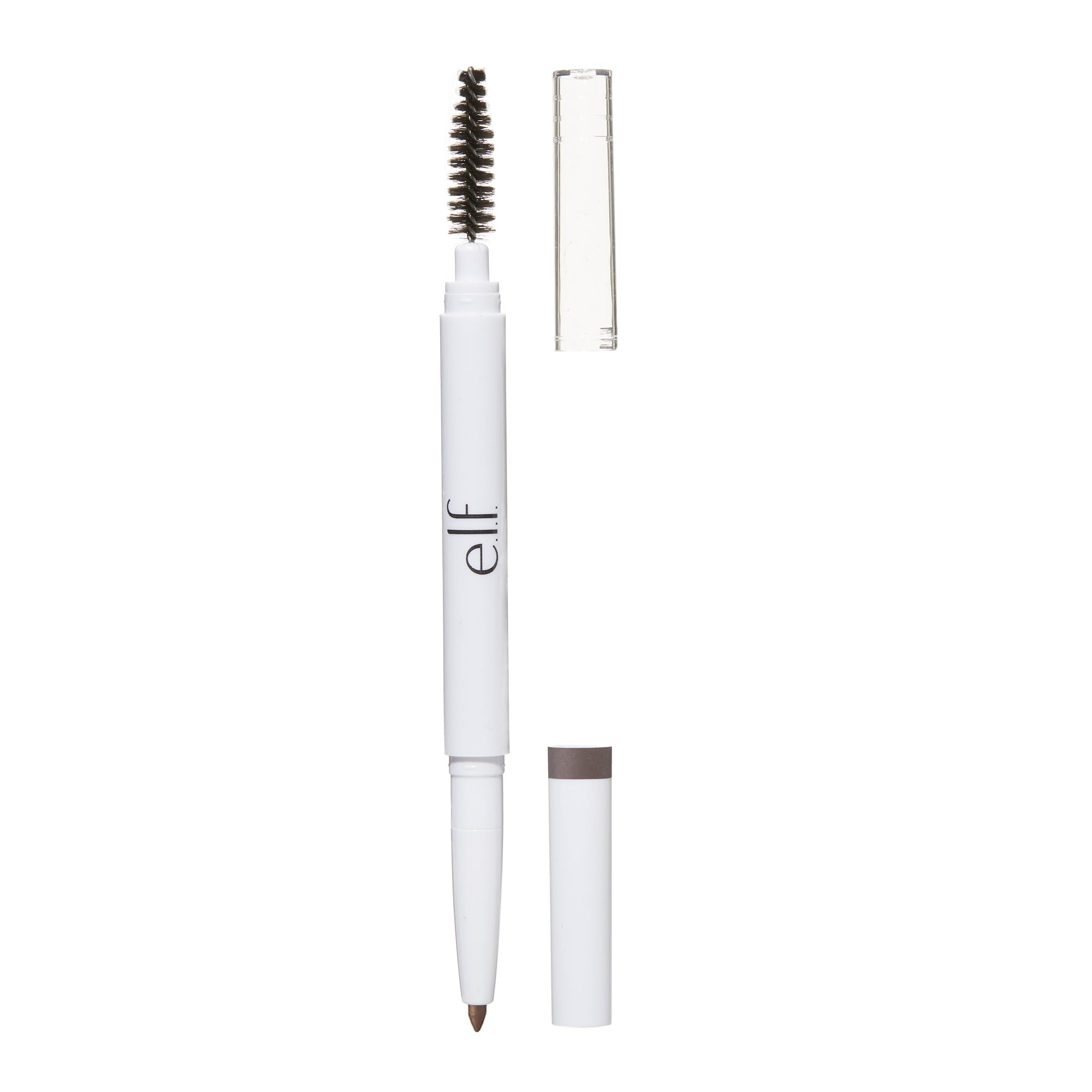 e.l.f. Instant Lift Brow Pencil, Dual-Sided, Neutral Brown | Retractable Precision-Tip Brow Pencil with Grooming Spoolie for